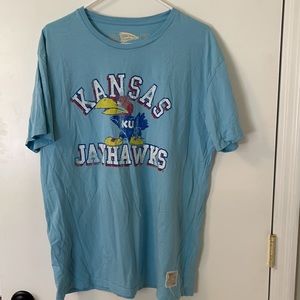 University of Kansas retro Jayhawk tee